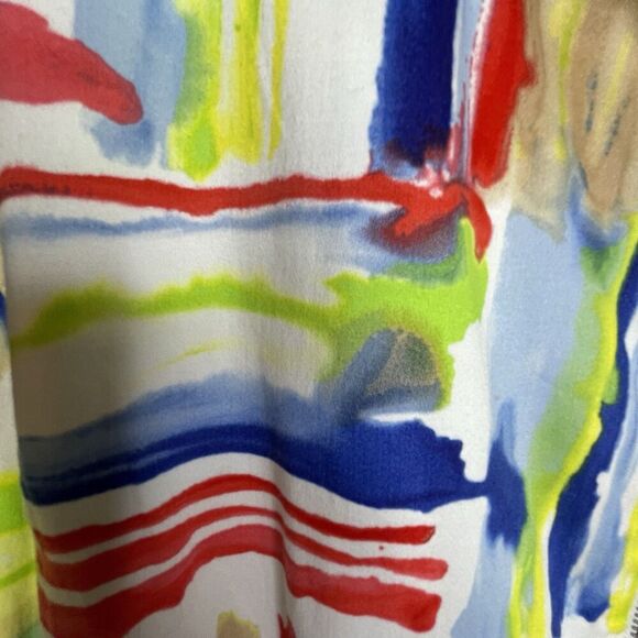 Toni Morgan  Art To Wear Jacket SZ XL  Pockets Full Zip Abstract Modern - Picture 4 of 16